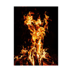 Phoenix Fire Poster Print - Mythical Fire Bird Art