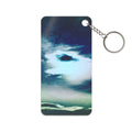 Sunset Space Mountains Acrylic Charm Keychain