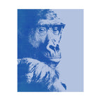 Educated Gorilla Poster - Abstract Primate Art Print
