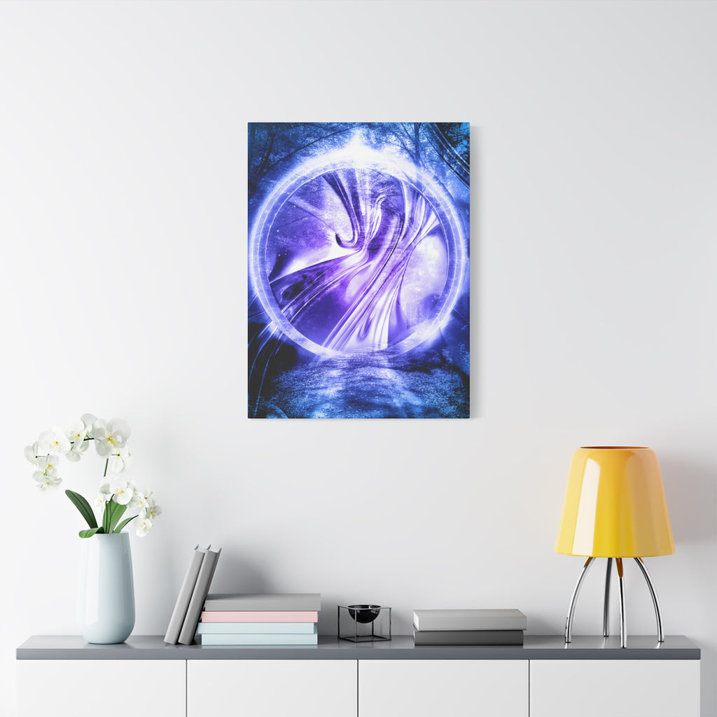 Lost Forest Magic Portal Canvas Art - Enchanted Mystical Woodland Decor