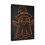 Cute Ghost Canvas Wall Art - Halloween Kids Room Decor