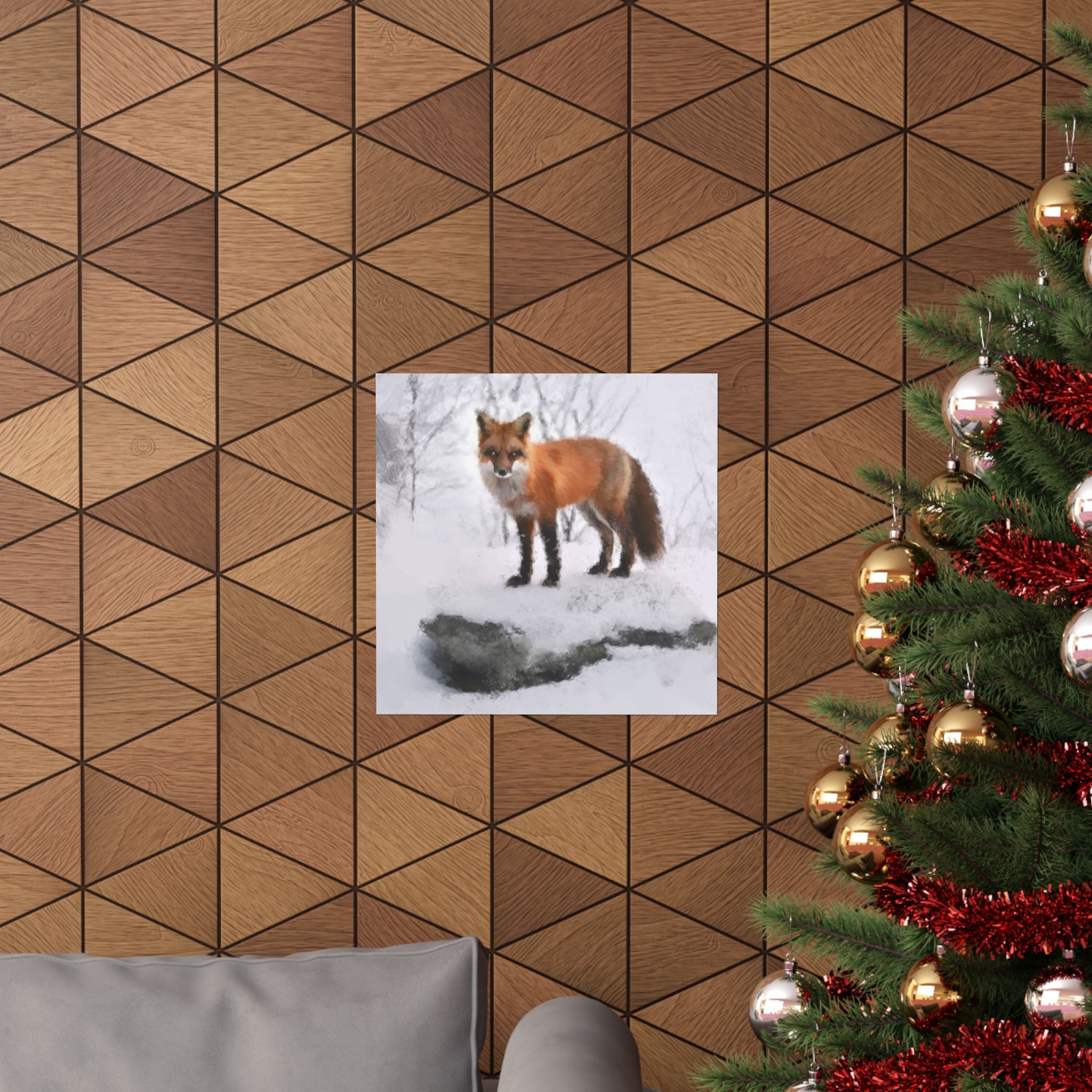 Sprit of The Fox Painting Matte Poster Print