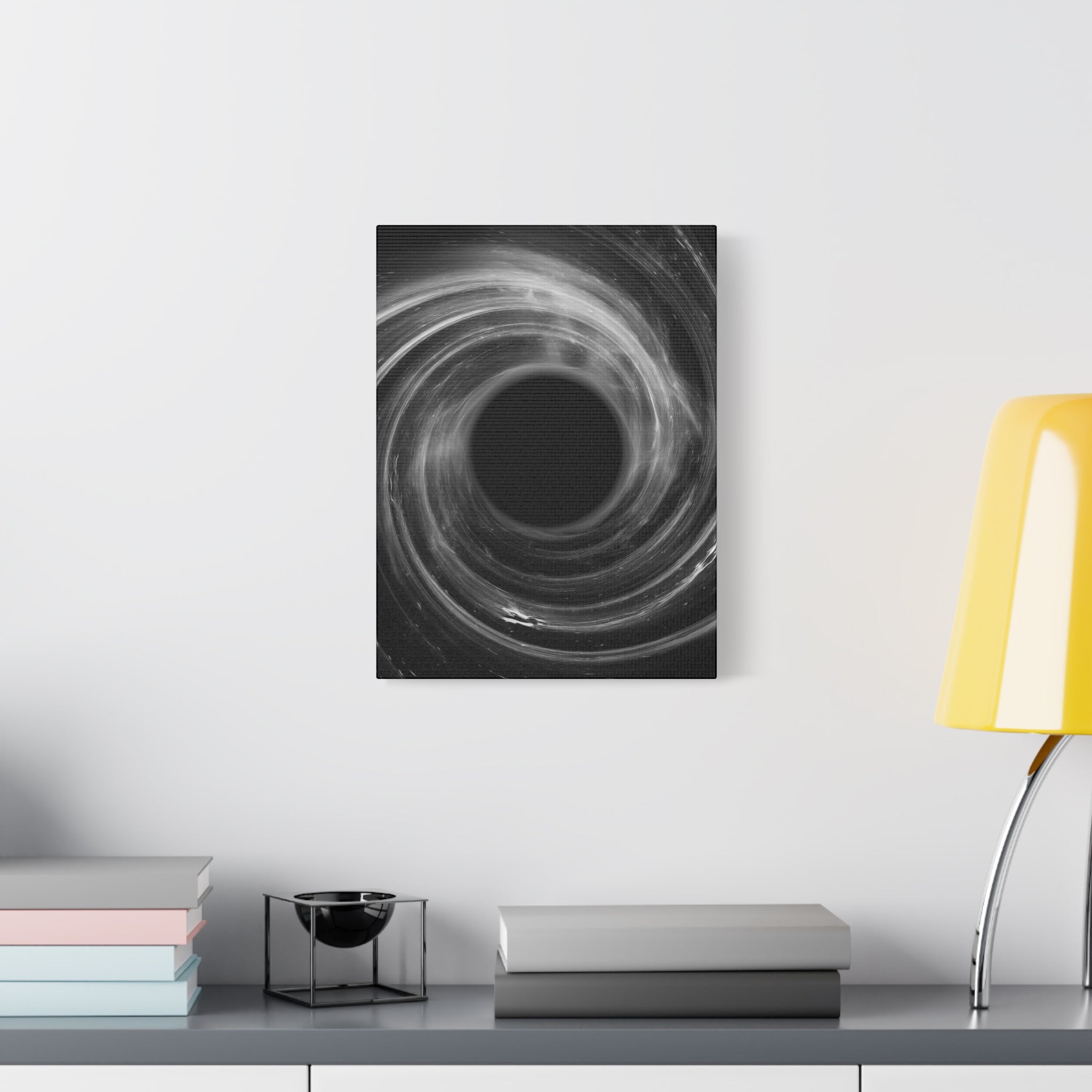 Black Hole Canvas Wall Art - Cosmic Universe Decor