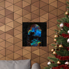 Stellar Castle Window Poster - Galaxy Cosmos Art Print