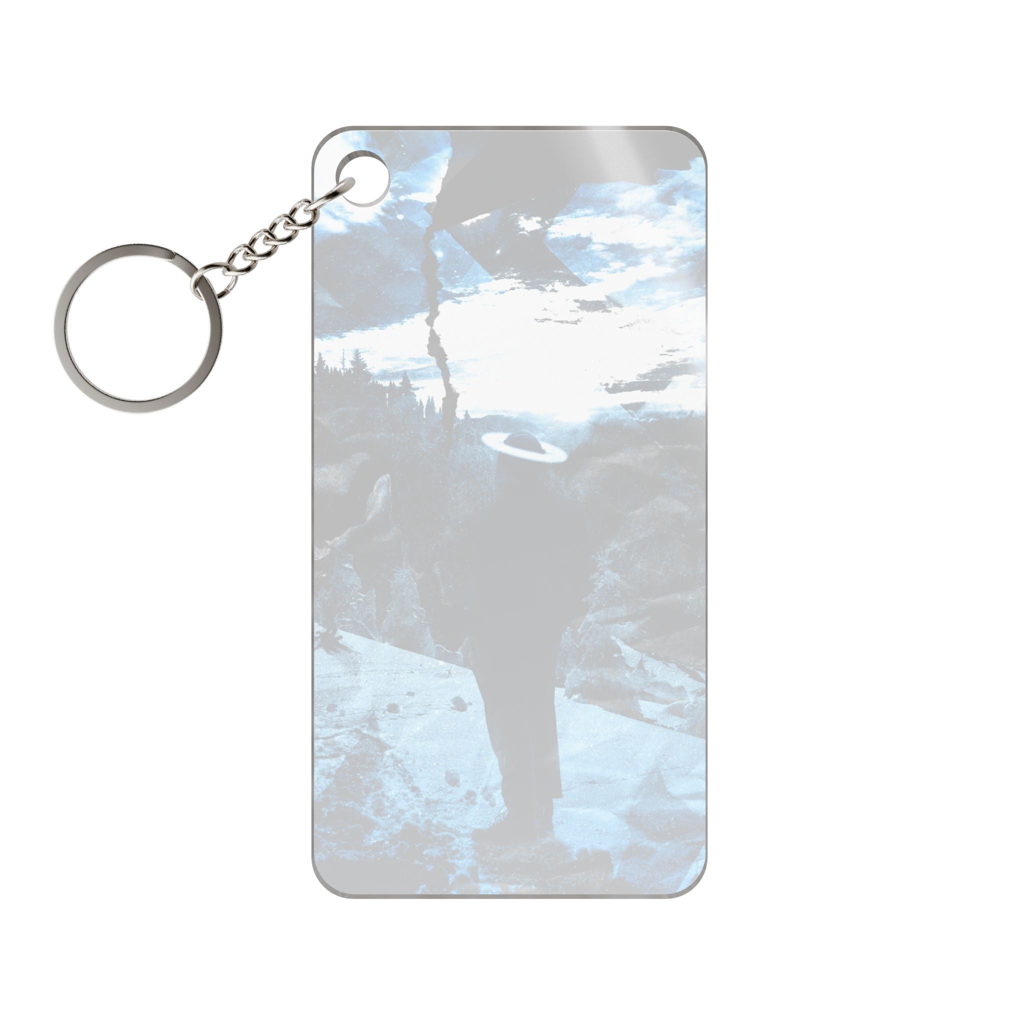 Winter Aurora Light - Torn Appart Acrylic Charm Keychain