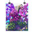 Trippy Cheetah Matte Poster Print