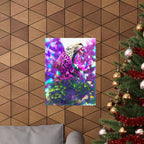 Trippy Cheetah Matte Poster Print