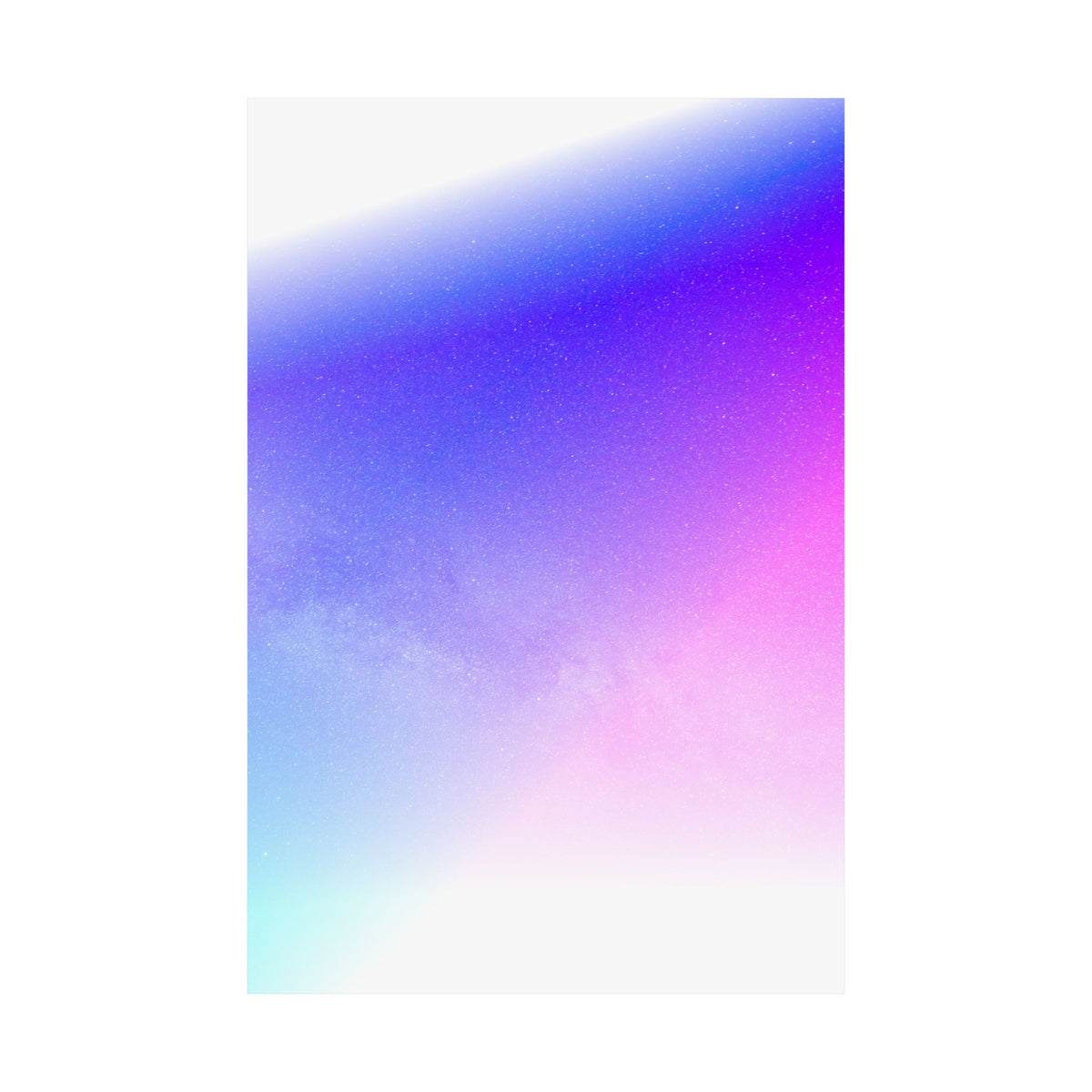 Starfield Space Galaxy Poster - Cosmic Purple Art Print