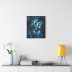Galaxy Heart Canvas Wall Art - Cosmic Anatomical Space Love Decor