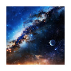 Stunning Space Sunrise Matte Vertical Poster - Vibrant Cosmic Art for Home Decor | Perfect Gift for Space Lovers