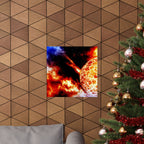Solar Blast Poster - Cosmic Nebula Space Art Print