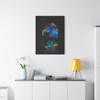 Stellar Castle Window Canvas Wall Art - Galaxy Cosmos Decor