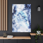 Blue Sky Dragon Canvas Wall Art - Celestial Fantasy Decor