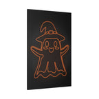 Cute Ghost Canvas Wall Art - Halloween Kids Room Decor