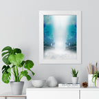 Lost Lovers Framed Poster - Couple Surreal Landscape Wall Art