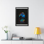 Stellar Castle Window Framed Poster - Galaxy Cosmos Wall Art