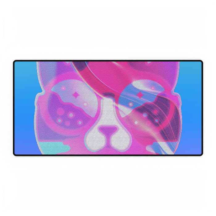 Lofi Cat Meow Desk Mat - Retro Anime Aesthetic Mouse Pad