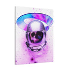 Astronaut Skeleton Skull Canvas Wall Art - Dark Space Skull Decor