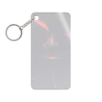 Abandoned Desert City Keychain - Acrylic Art Charm