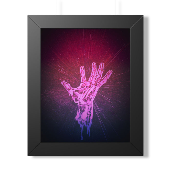 Hand of the Stars Poster - Cosmic Energy Celestial Art Print