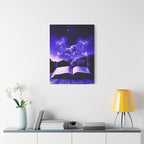 Magic Book Love Spell Canvas Wall Art - Witchy Fantasy Decor