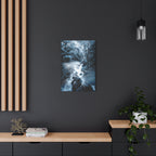 Frozen Forest Canvas Wall Art - Winter Wonderland Nature Decor