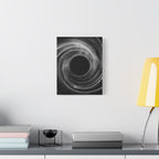Black Hole Deep Space Canvas Art - Galaxy Vortex Wall Decor