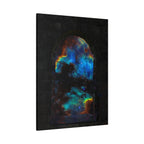 Stellar Castle Window Canvas Wall Art - Galaxy Cosmos Decor