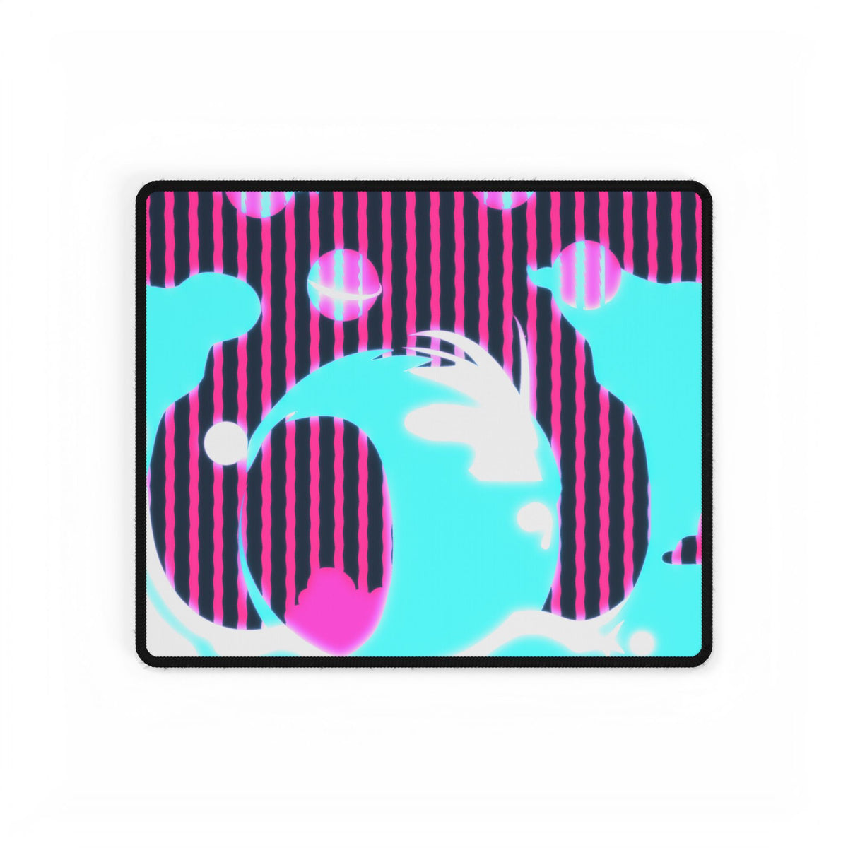 Glow Up Crt Art 0002 Layer 7 Desk Mat - Up 7 Mouse Pad