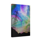 Solar Storm Canvas Wall Art - Vibrant Abstract Nebula Decor