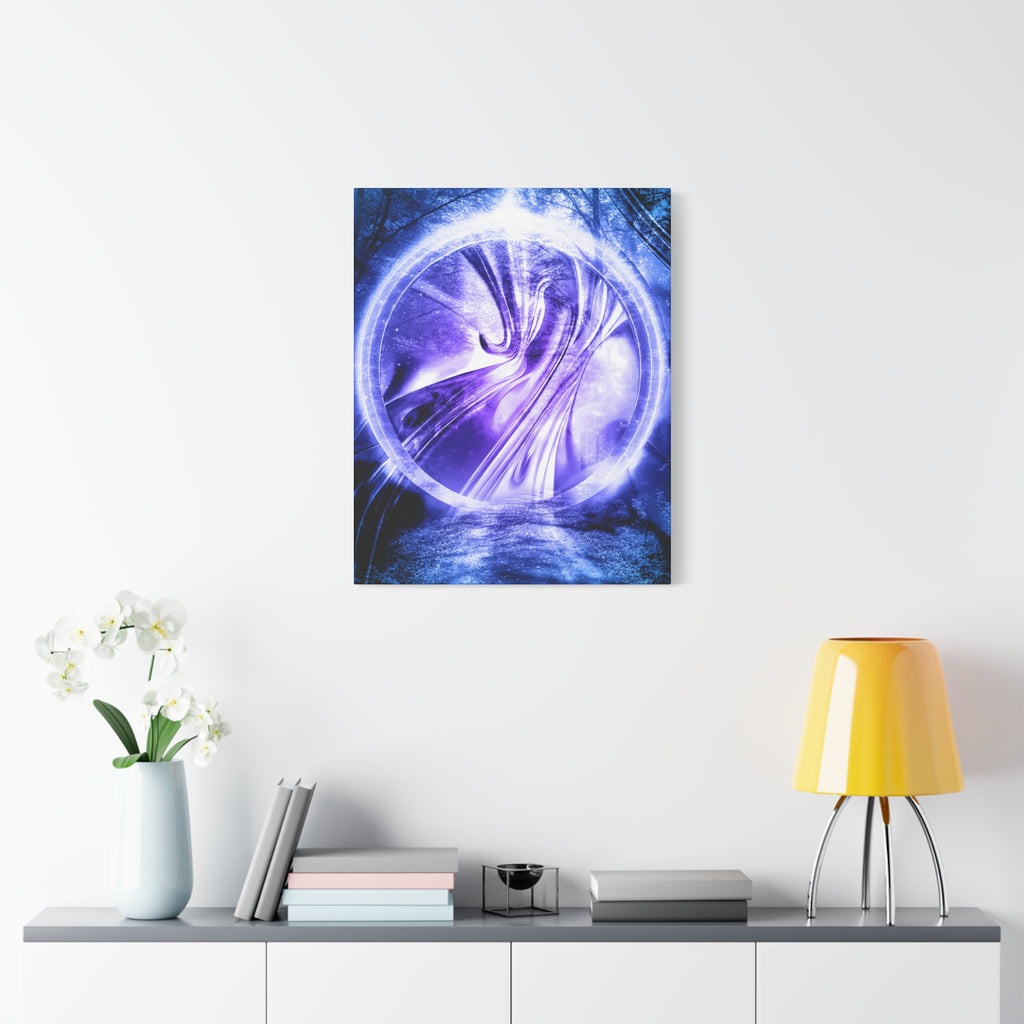 Lost Forest Magic Portal Canvas Art - Enchanted Mystical Woodland Decor