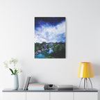 Enchanted Landscape Canvas Wall Art - Fantasy Forest Decor