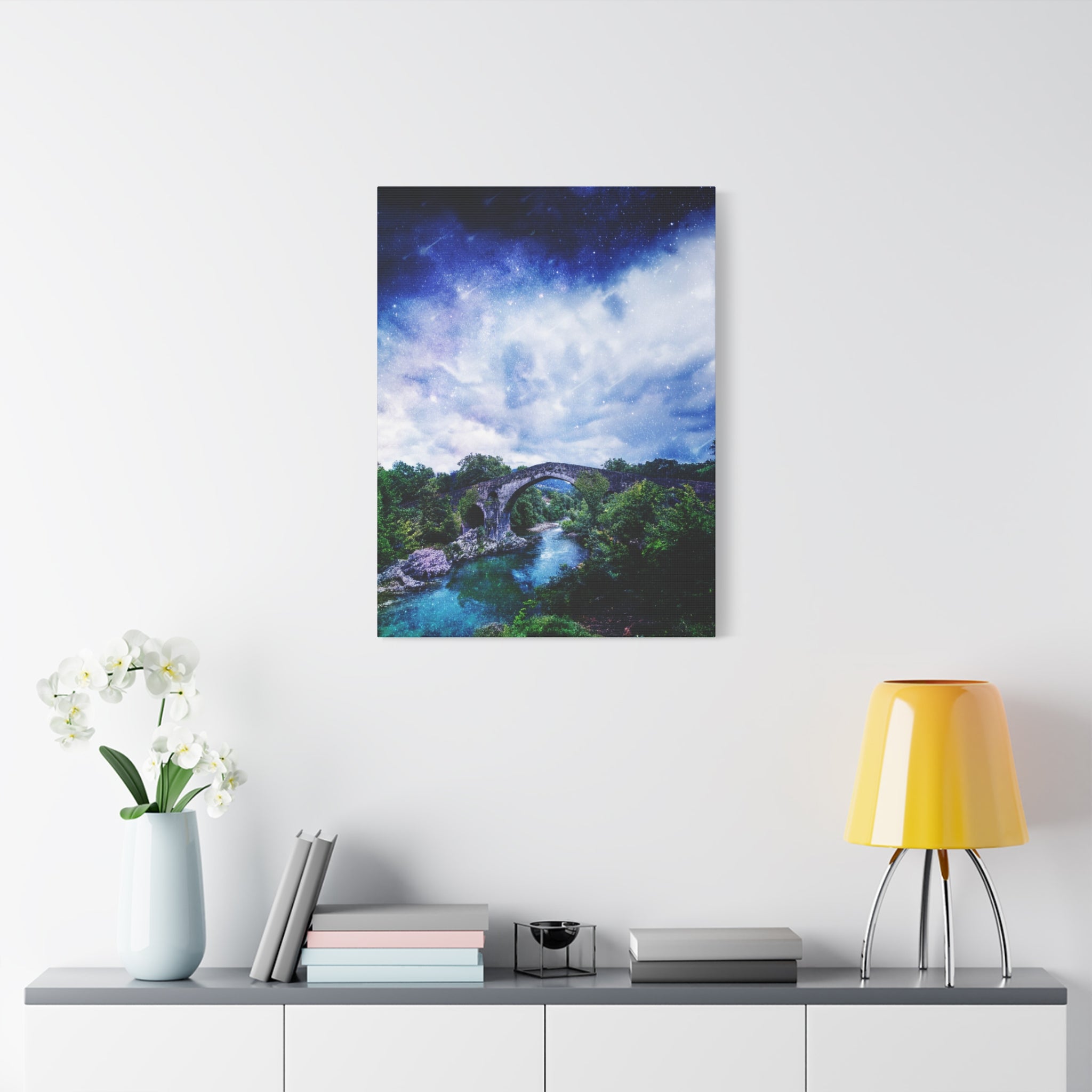 Enchanted Landscape Canvas Wall Art - Fantasy Forest Decor