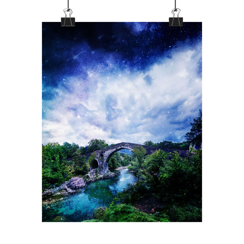 Enchanted Landscape Poster - Fantasy Forest Art Print