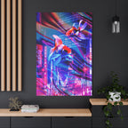 Japanese Punk FX.2 Koi Fish Canvas Art - Special Edition Zen Garden Decor
