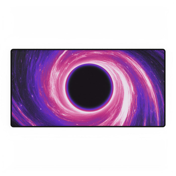 Purple Pink Wormhole XL Desk Mat - Cosmic Vortex Mouse Pad