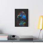 Stellar Castle Window Canvas Wall Art - Galaxy Cosmos Decor