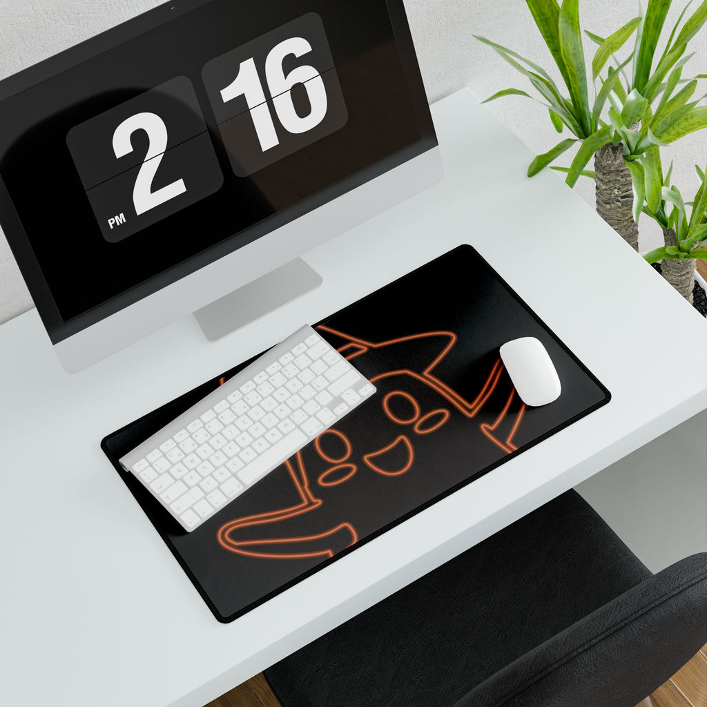 Cute Ghost Mouse Pad - Spooky Halloween Desk Mat