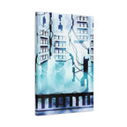 Memory Chamber Canvas Wall Art - Futuristic Sci-Fi Interior Decor