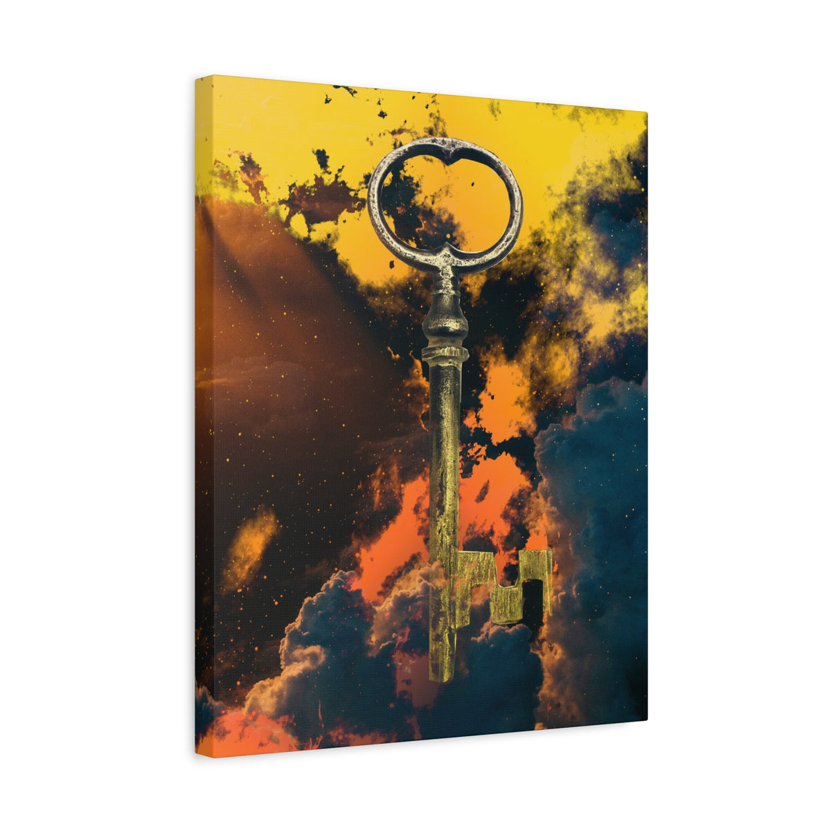 Key To The Kingdom Canvas Wall Art - Fantasy Mysterious Decor