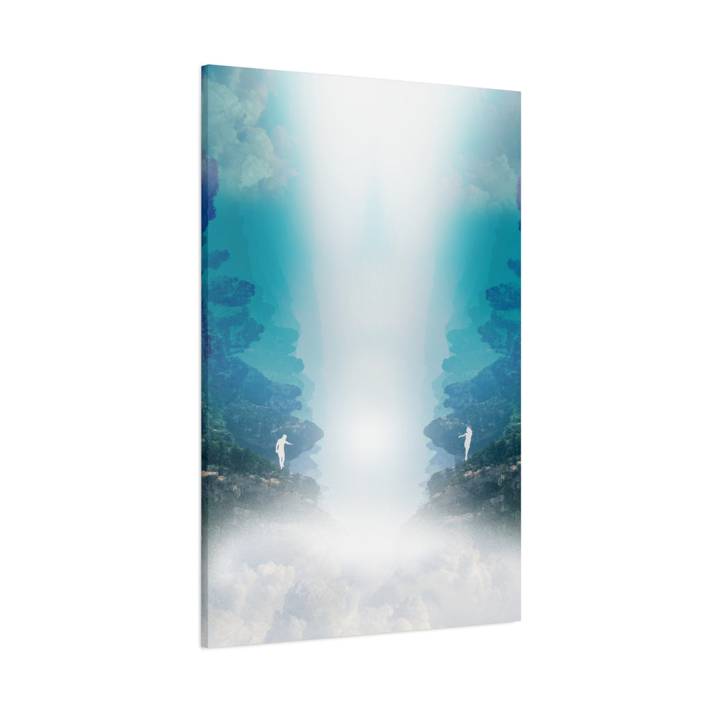 Lost Lovers Canvas Wall Art - Couple Surreal Landscape Decor