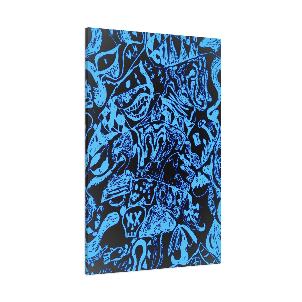 Doodles of a Lost Mind Canvas Art - Psychedelic Abstract Mindscape