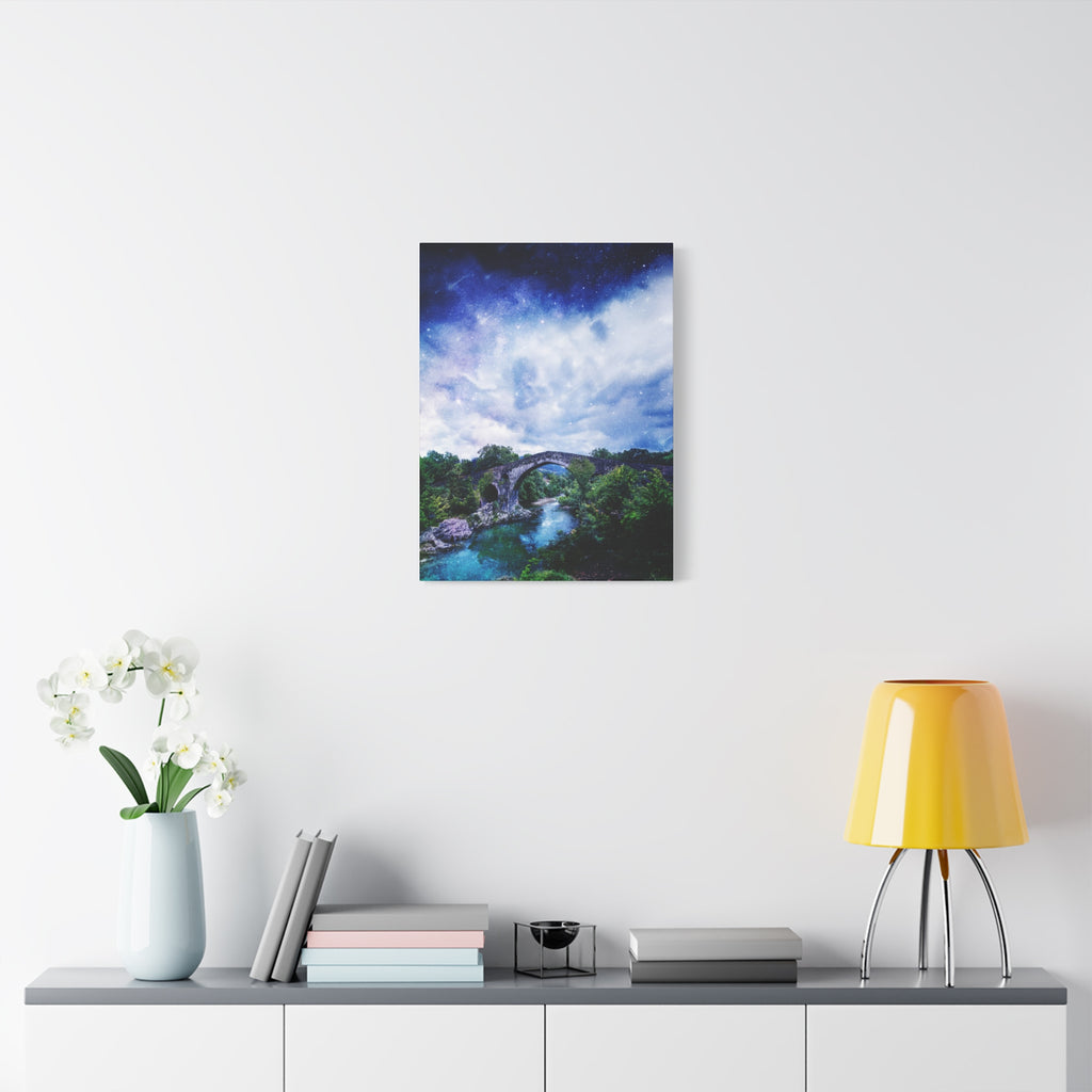 Enchanted Landscape Canvas Wall Art - Fantasy Forest Decor