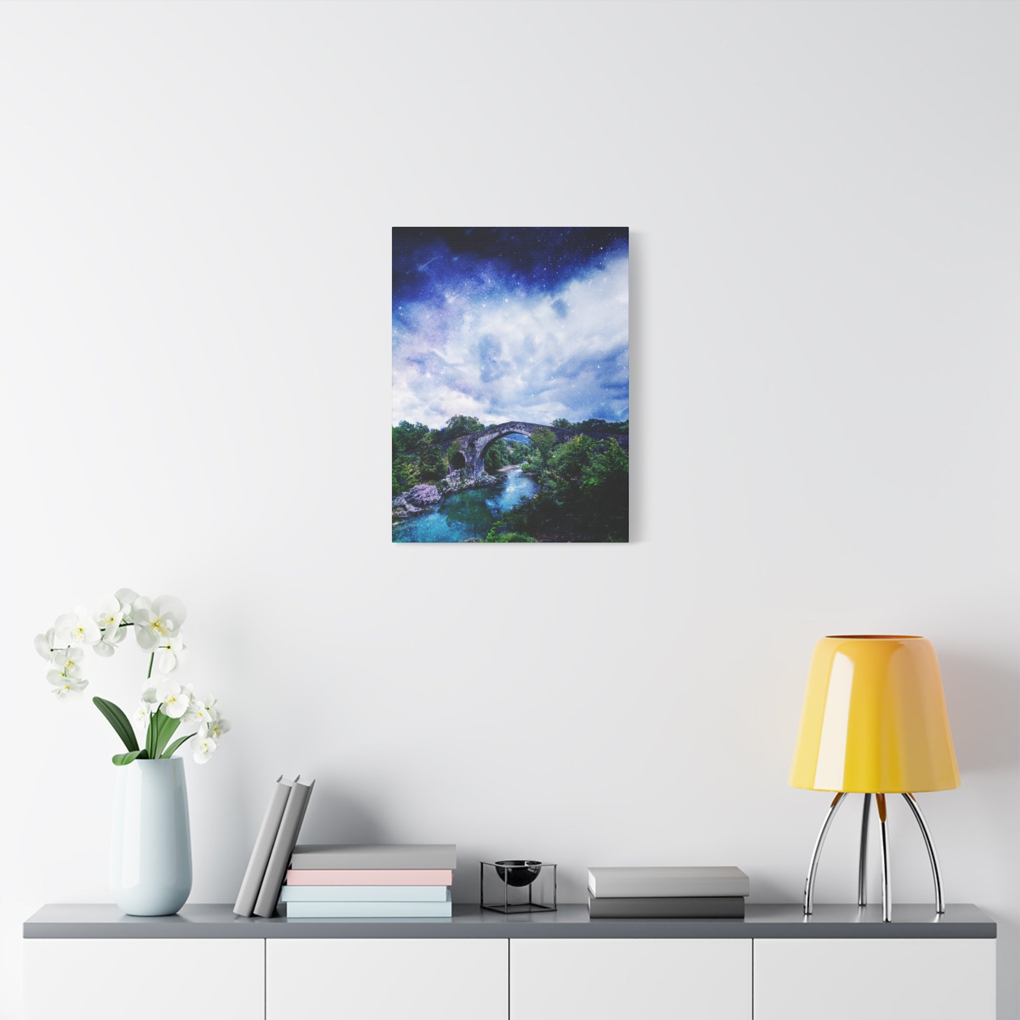 Enchanted Landscape Canvas Wall Art - Fantasy Forest Decor