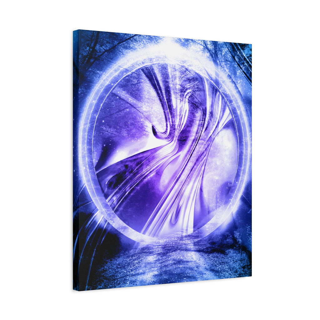 Lost Forest Magic Portal Canvas Art - Enchanted Mystical Woodland Decor
