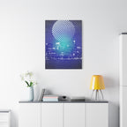 Chicago Skyline Watercolor Canvas Wall Art - Windy City Decor
