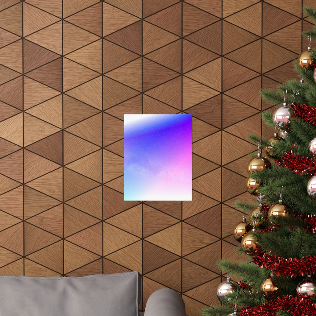 Starfield Space Galaxy Poster - Cosmic Purple Art Print