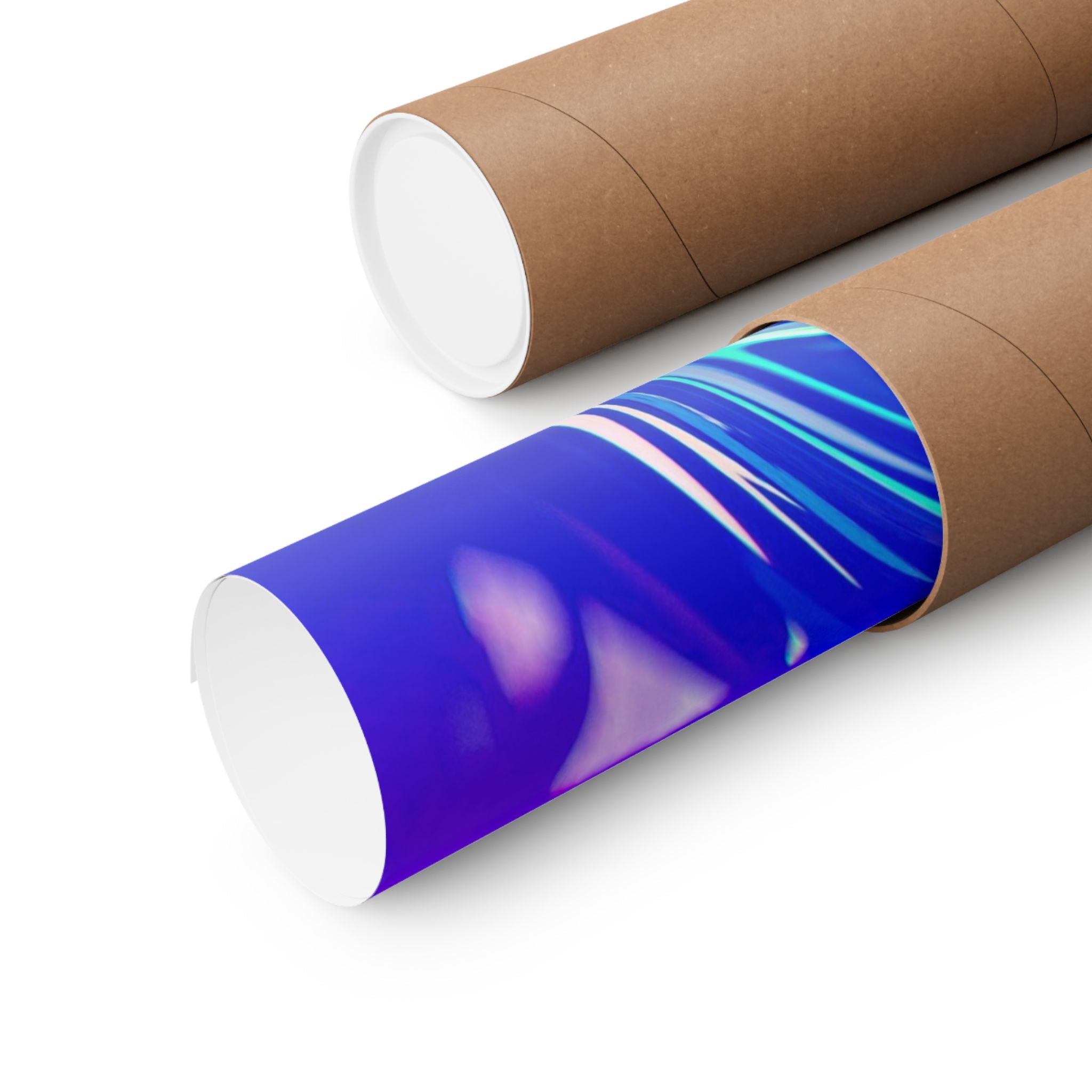 Trippy Holographic Matte Poster Print