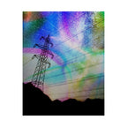 Solar Storm Poster - Vibrant Abstract Nebula Art Print