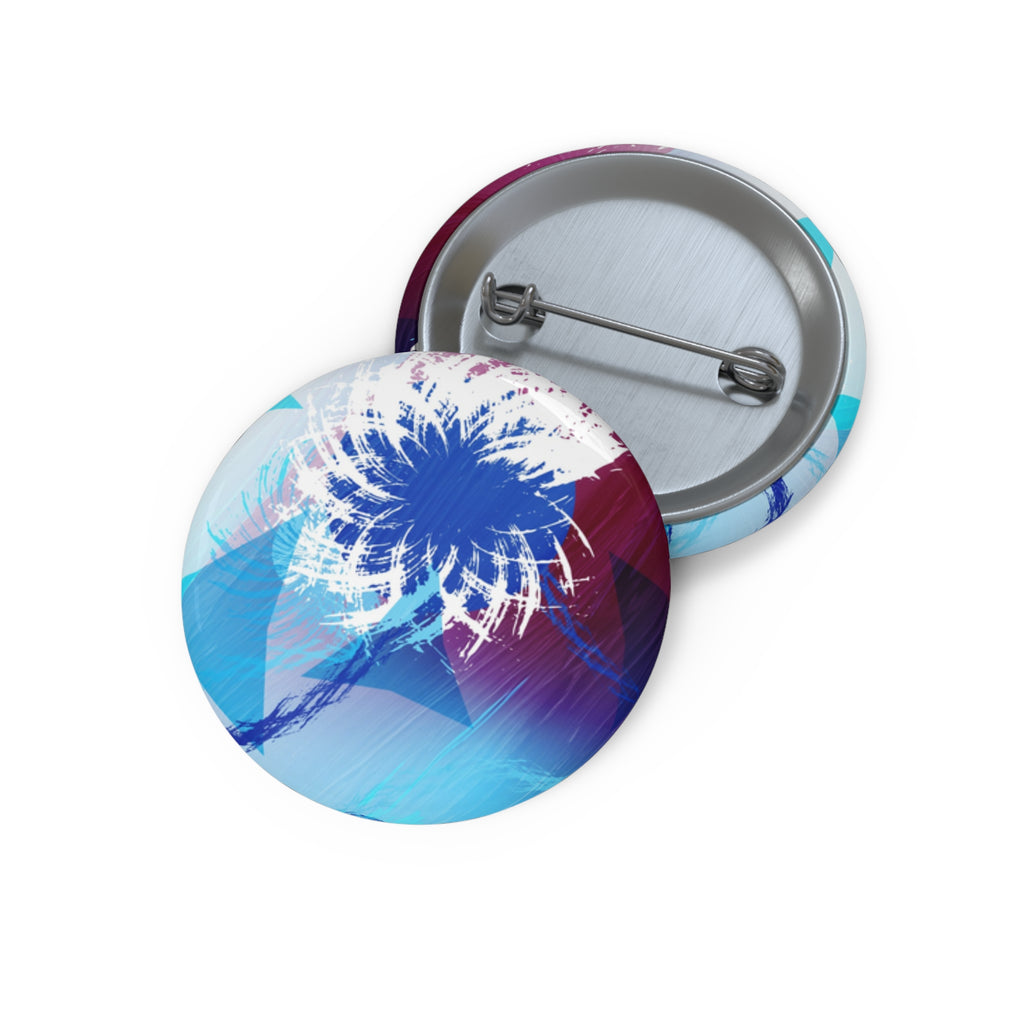 Geometry Portal Pin - Abstract Sci-Fi Art Button